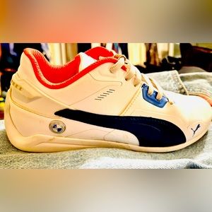 Puma BMW Motorsport Drift Cat Delta White Racing Sneakers, Size 3
